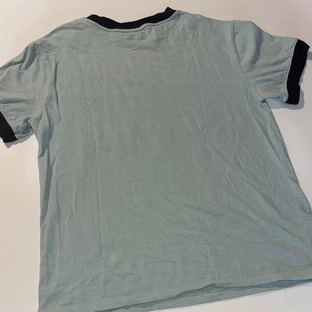 Billie Eilish Graffiti Lettering BabyDoll‎ Ringer Tee - Picture 4 of 4